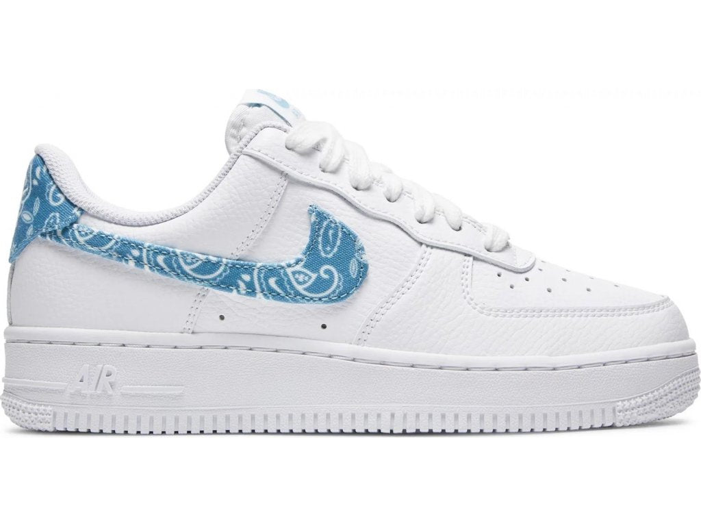 Air Force 1 Low '07 Essential White Worn Blue Paisley